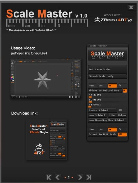 How to export a Zbrush model as the same exact size it.